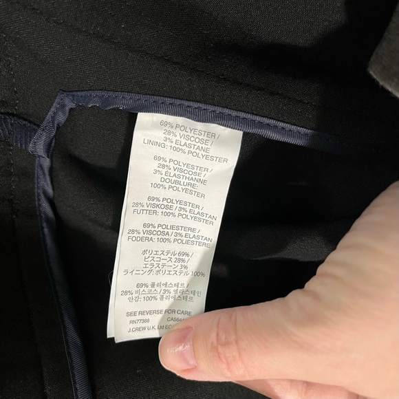 J CREW Tipped Twill Jacket Blazer B8544 Button Down - Picture 10 of 11